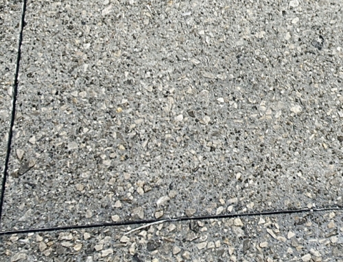 Hormigón desactivado, un toque estético en zonas peatonales